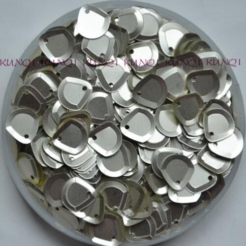 1600pcs/2800pc 9mm Matt Dull Golden Fan-Shaped Loose Sequin Paillette Crafts Sewing Women Kids Shoe,Cap,Diy Garment Accessories