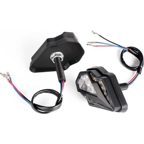2 PCS 12V Motorcycle Turn Signal Blinker Indicators Light Flush Mount Front Rear Blinker Lights daytime running light For Honda