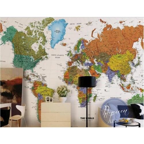 3d room wallpaper High-end custom mural non-woven 3d Restore ancient ways world navigation map decoration wallpaper for walls 3d