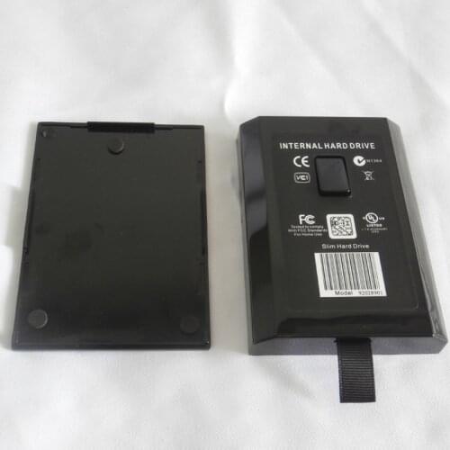 5 pcs/LOT Hard Disk Drive HDD Internal Case Shell for XBOX 360 Slim 250GB 320GB in promotion