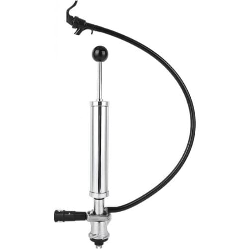 8 Inch Heavy Duty Party Picnic Beer Pump Draft Beer Keg Tap Kit Stainless Steel Chrome Pump Homebrew Kegging