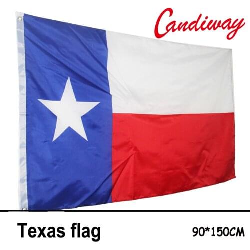 90 x 150cm Texas Flag British Flag Home Decoration Hanging Flag Banner for Sports Match Celebration Parade NN040