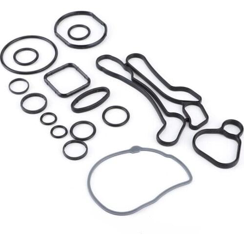 Engine Oil Cooler Gasket Seals Set 55355603 Repair Kit Fit for Vauxhall Astra Auto accessories