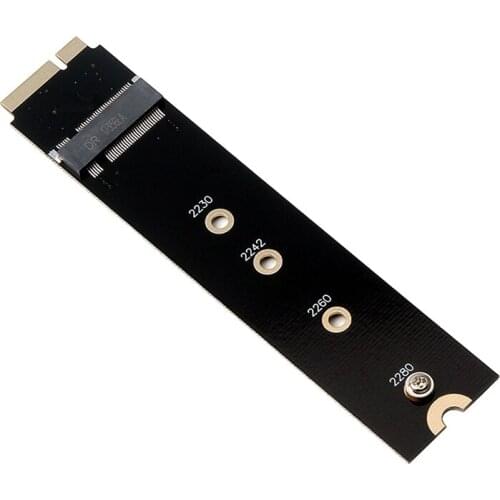 BTBcoin SSD Adapter Connectors M.2 NGFF SATA SSD Converter Adapter Raiser Riser Card For Apple 2012 MacBook Air A1465 A1466 NEW