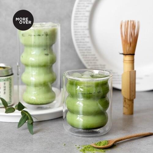 Hot Water Cup Glass Lady Lovely Home Milk Tea Cup Creative Personality Trend Web Celebrity Ins Collar Cup