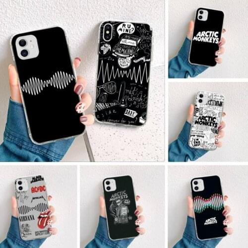 Arctic Monkeys black Phone Case Hull for iPhone 11 pro XS MAX 8 7 6 6S Plus X 5S SE 2020 XR cover