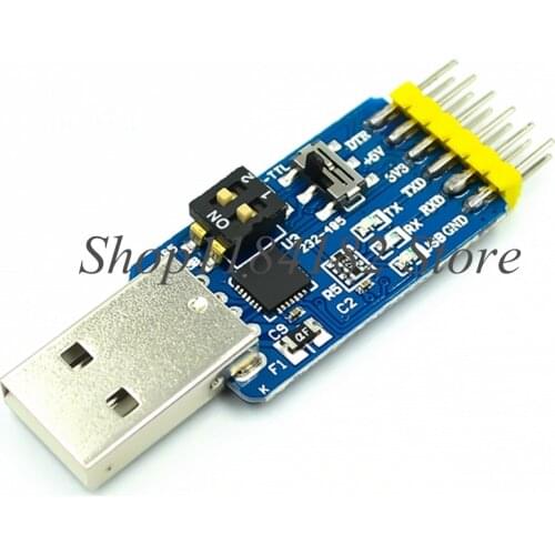 CP2102 USB 2.0 to UART TTL 5PIN 6pin Connector Module Serial Converter MICRO USB STC download cable PL2303 module
