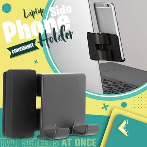 Hot Sale Laptop Screen Support Holder Dual Monitor Display Clip Adjustable Phone Stand Laptop Side Mount Connect Tablet Bracket