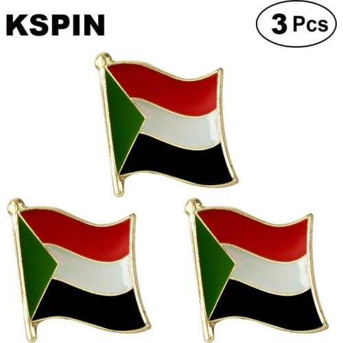 Sudan Lapel Pin Brooches Pins Flag badge Brooch Badges