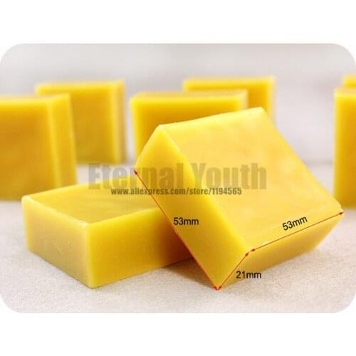 High Refined 100% Pure Natural 50g Beeswax Cera Flava Lipstick Handmade Soap Base Additives Moisturizing