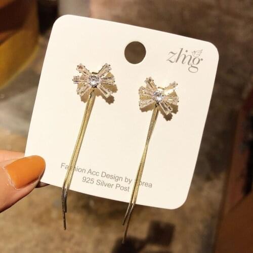 Exquisite Imitation Pearl Bow Back Earrings Advanced Temperament Elegant Ladies Earrings 2021 Fashion Anti Allergy Earrings