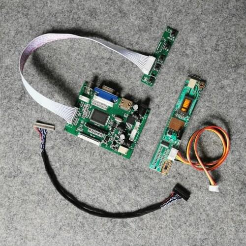 1024*768 1-CCFL VGA 2AV 20 Pin LVDS drive board kit LCD monitor Fit LQ150X1LH63/LQ141X1LH43/LQ133X1LH27/LQ121X1LH22 screen