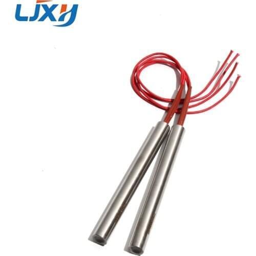 LJXH 2PCS 8mm 80~150mm Cartridge Heaters 110/220/380V Tubular Electric Mold 160W/170W/200W/250W/300W Heating Resistance Element