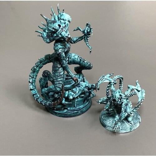 Painted Sci-Fi Nemesis Alien Monsters Miniatures Board Game Role Playing Figures Wars Game Model Toy