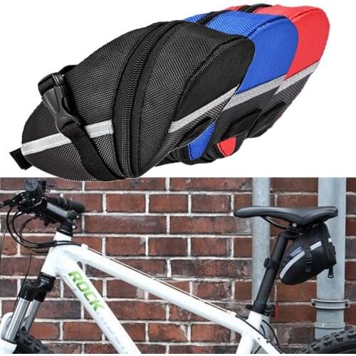 Nylon Bicycle Bag Waterproof Bike Storage Saddle Bag Seat Cycling Tail Rear Pouch Bag Saddle Bolsa Bicicleta accessories