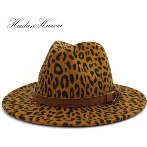 2020 New Fashion Men Fedoras Womens Fashion Jazz Hat Summer Spring Black Woolen Blend Cap Outdoor Church Hat L XL