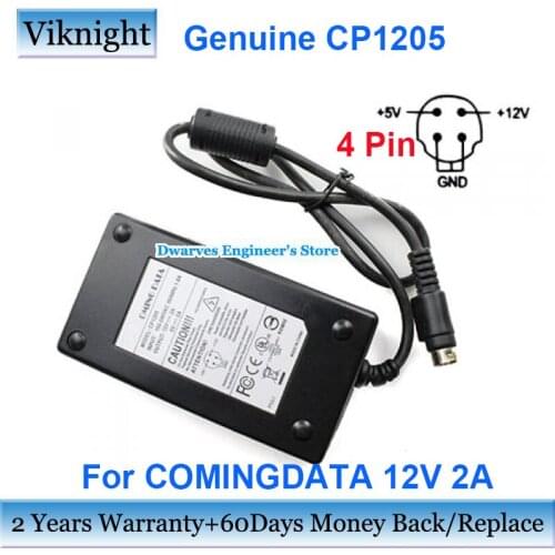 Genuine CP1205 12V 2A 24W AC Adapter Charger For COMING DATA Power Supply 4Pin