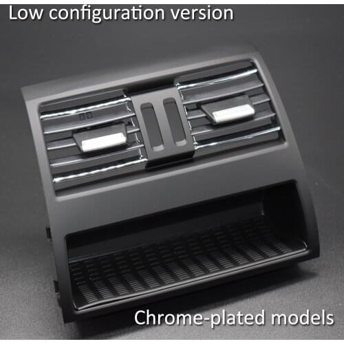 Repair Accessories For BMW 5 F10 Rear Central Vent Car Console Fresh Air Outlet Black Air Conditioning Vent Panel Plastic