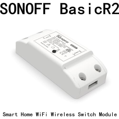 SONOFF BasicR2 DIY Wifi Light Switch Breaker Smart Wireless Remote Controller Smart Home Automation Module for Apple Android APP