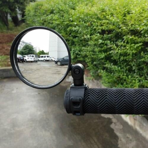1 Pair Universal Bicycle Rear View Mirror Adjustable Cycling Handlebar Flexible Safety Rearview Mirrors Bike Accessories ASD88