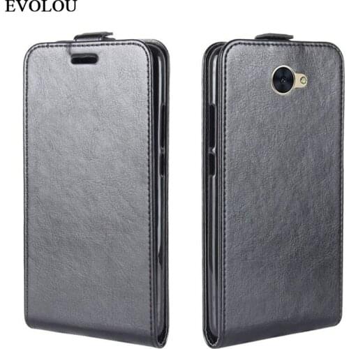 Vertical Flip Cover for HUAWEI Y7 Case 5.5 inch Skin UP Down Leather Case for HUAWEI Y7 Phone Bag Fundas TRT-LX1 TRT-LX2 TRT-LX3