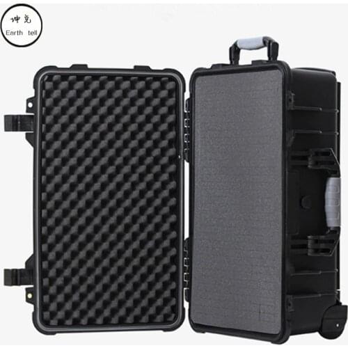 20/24/30 Inch Trolley Case Bag Safety Instrument Tool Box Storage Tools Water-proof IP67 Equip Travel Draw-Bar Shockproof Sponge