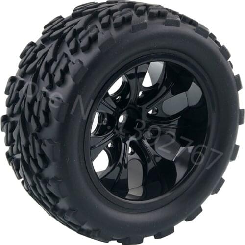 4Piece/Lot RC Rubber Sponge Tires Tyre Rim Wheel Tire For RC 1/10 Scale Models RC Car HSP Off Road Monster Truck