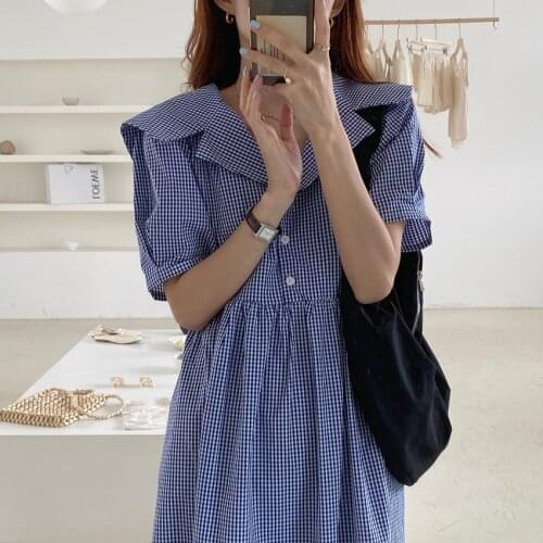 Модные платья в клетку Alien Kitty China At AliExpress