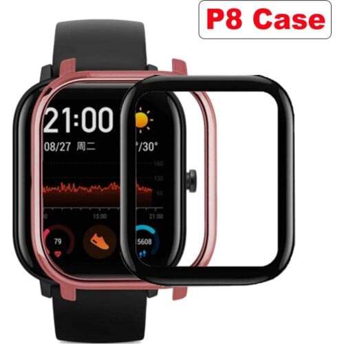 P8 Watch Case Protector Film P8 Screen Protector film Case Bumper P8 Pro Protection Protective Case Accessories