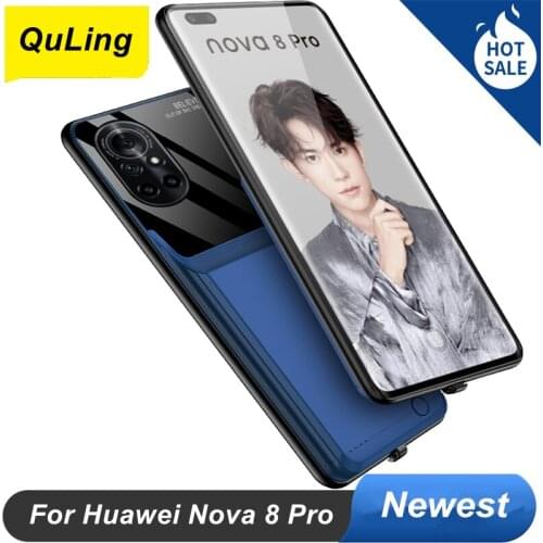 10000 Mah Battery Case For Huawei Nova 8 Pro Power Bank Nova 8 Pro Smart For Huawei Nova 8 Pro Battery Charger Case