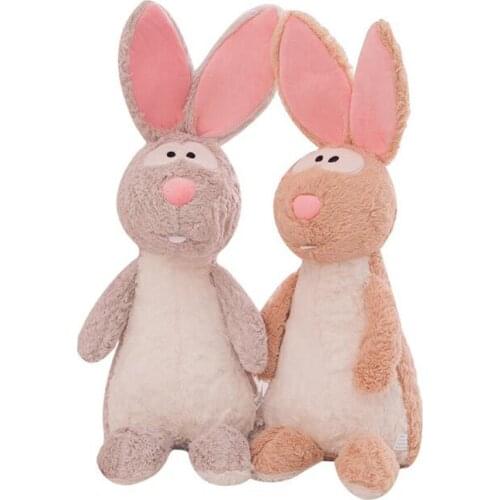 BOLAFYNIA Children Plush Stuffed Toy long ear rabbit Valentines Day gift Baby Kids Toy for Christmas Birthday gift