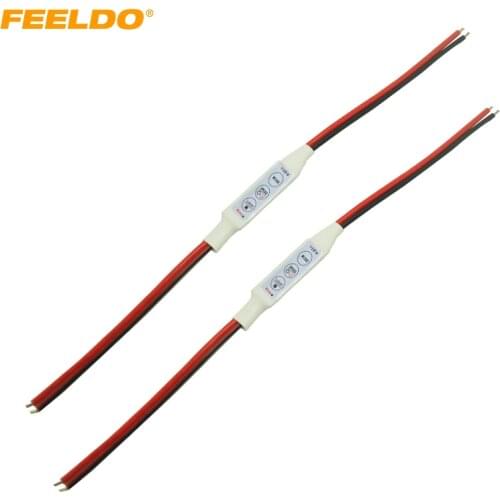 FEELDO 2Pcs New DC5V~24V LED Flasher Module Flash Strobe Controller For Warning LED Brake/Stop Light Daytime Lamp #AM947