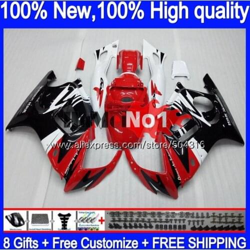 Body +Tank For HONDA CBR600 F2 FS CBR600FS 1MC.0 CBR 600F2 600 F2 CBR600F2 1991 1992 1993 1994 91 92 93 94 Fairing Red white blk