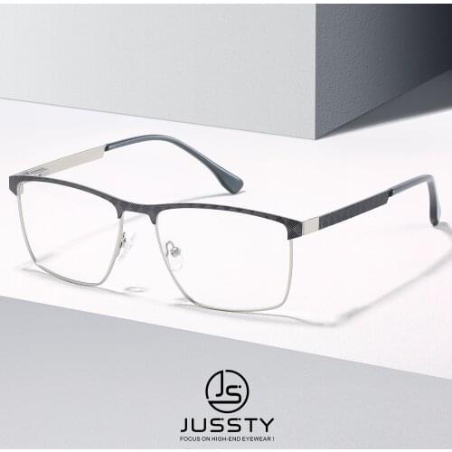 Alloy Square Optical Progressive Prescription Glasses Men Multifocal Bifocal Eyeglasses Male High Quality Custom Myopia Eyewear