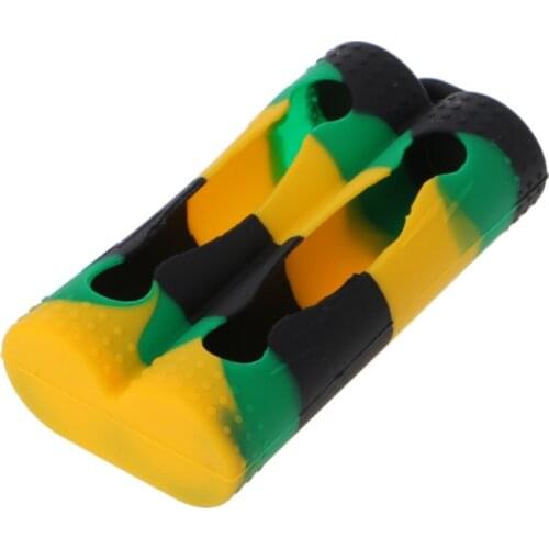 Mini Soft Silicone Case Protective Skin Cover Storage Bag For 2x 18650 Battery