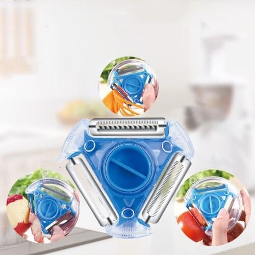 Peeler Set Slicer Fruit Multi-function Stainless Steel Peeling Knife Three In One Shredder Shredder Slice Grater Kitchen Tool