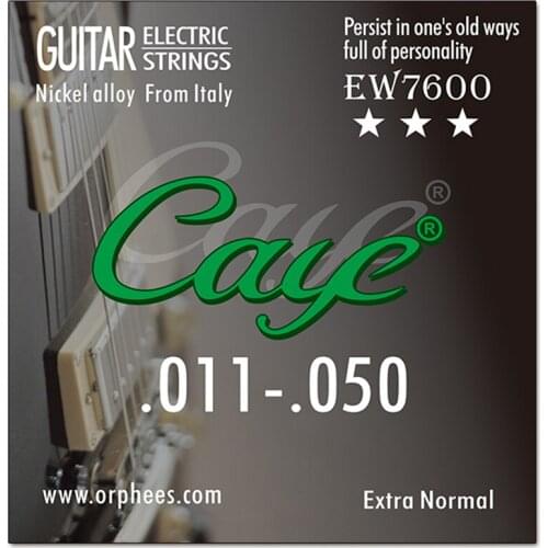 Orphee Caye EW Series Electric Guitar Strings Set Metal Rock Hexagonal Carbon Steel Electric Guitar String Guitar Accessories