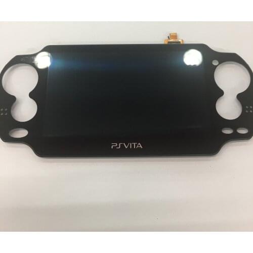 Original new for ps vita psvita psv 1 1000 100x lcd display with touch screen digital assembled black