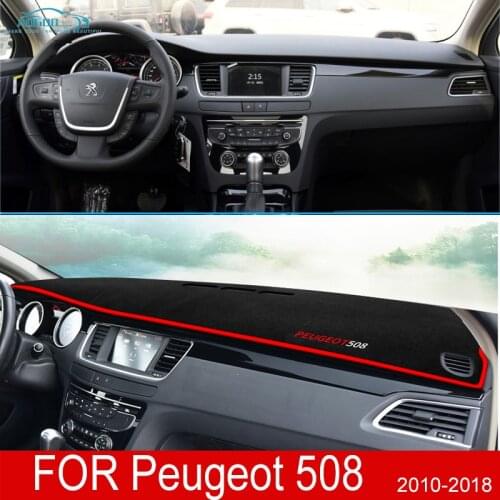For Peugeot 508 508sw 508GT RXH 2010~2018 Anti-Slip Mat Dashboard Cover Pad Sunshade Dashmat Car Accessories 2012 2015 2016 2017