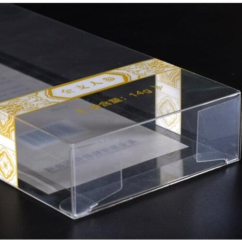 CMYK printing Clear plastic food packaging box tray,Auto Lock Bottom Clear PET Food Safe Box ---PX20323