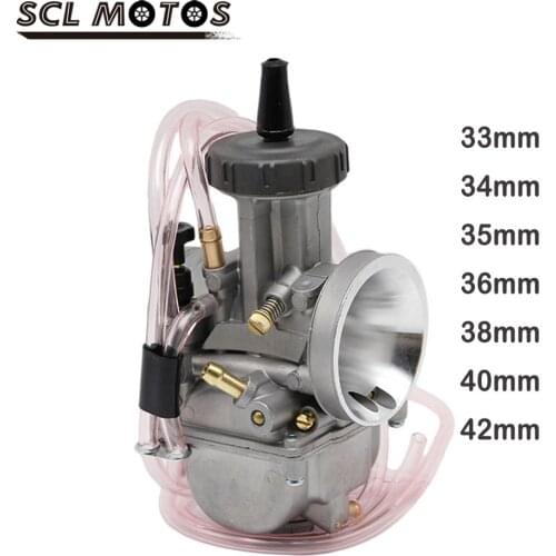 SCL MOTOS Motorcycle Keihi PWK Carburetor 33 34 35 36 38 40 42mm For Honda Yamaha 150-600cc 2T/4T Engine