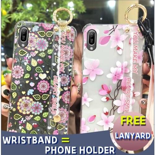Silicone Cartoon Phone Case For Huawei Y6 Pro 2019/Honor Play 8A Beautiful Anti-dust For Woman