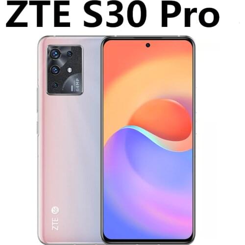 New ZTE S30 Pro 5G Android Phone 8GB RAM 256GB ROM Dual Sim Card Screen Fingerprint Face ID 6.67" 144HZ 64.0MP Snapdragon 768G