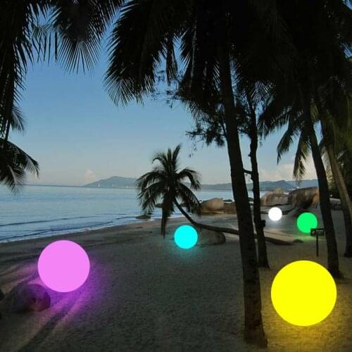 LED Ball Light Orb Globe Lamp Dimmable 16 Colors 4 Modes for Kids Night Light Party Outdoor Pool Garden Patio Ambient Decorative