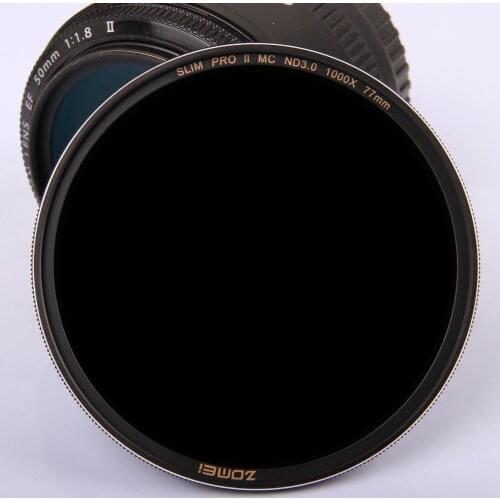 ZOMEI 72mm PRO II (PROII) slim MC Neutral Density ND 3.0 ND1000 1000X Lens Filter 10 Stop