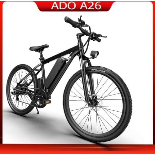 ADO 26Inche 500W Electric Bike 36V12.5AH Mountain Bike 35km/h Max Speed Electric Bicycles Ebike Removable Battery MTB Men Women