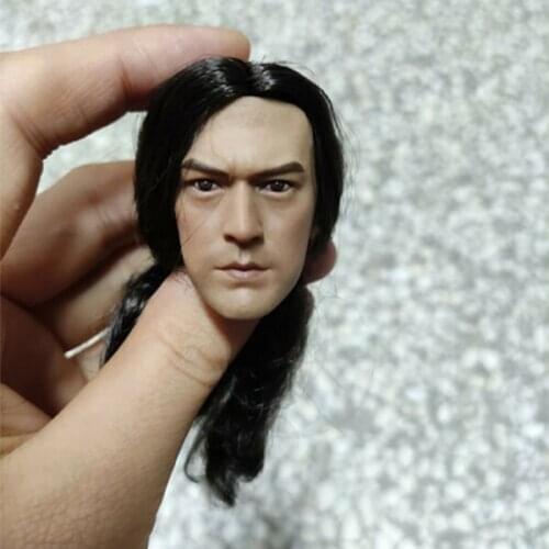 YMTOYS 1/6 Takeshi Kaneshiro Long Hair Version Head Carved Fit 12" Male Figure Body
