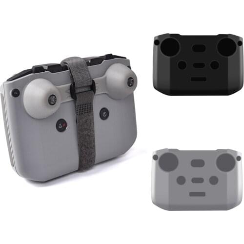 Protective Cover with Strap for DJI Mavic Air 2 Mavic Mini 2 Remote Controller Silicone Protector Sleeve RC Drone Accessories