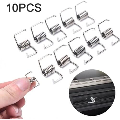 10pcs/set Torsion Spring Belt Locking Shaped 3d Printer Tension Pressure