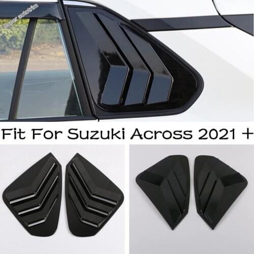 Lapetus Car Styling Side Vent Window Louver Shutter Decoration Covers Trim Fit For Suzuki Across 2021 Exterior Mouldings